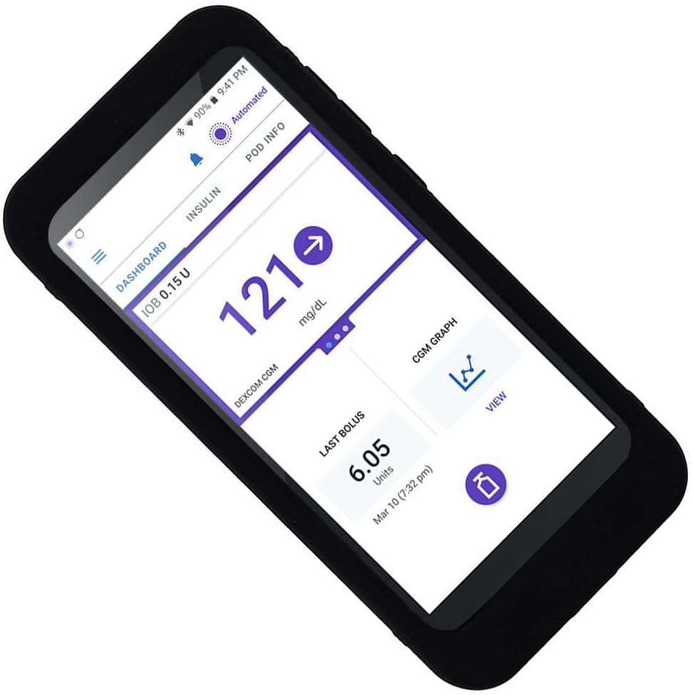 Silicone Case for Omnipod 5 Receiver (Continuous Glucose Monitoring) (Hpink)