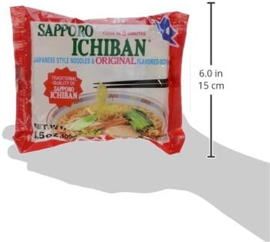 Sapporo Ichiban Ramen, Original, 3.5 Oz image number 2