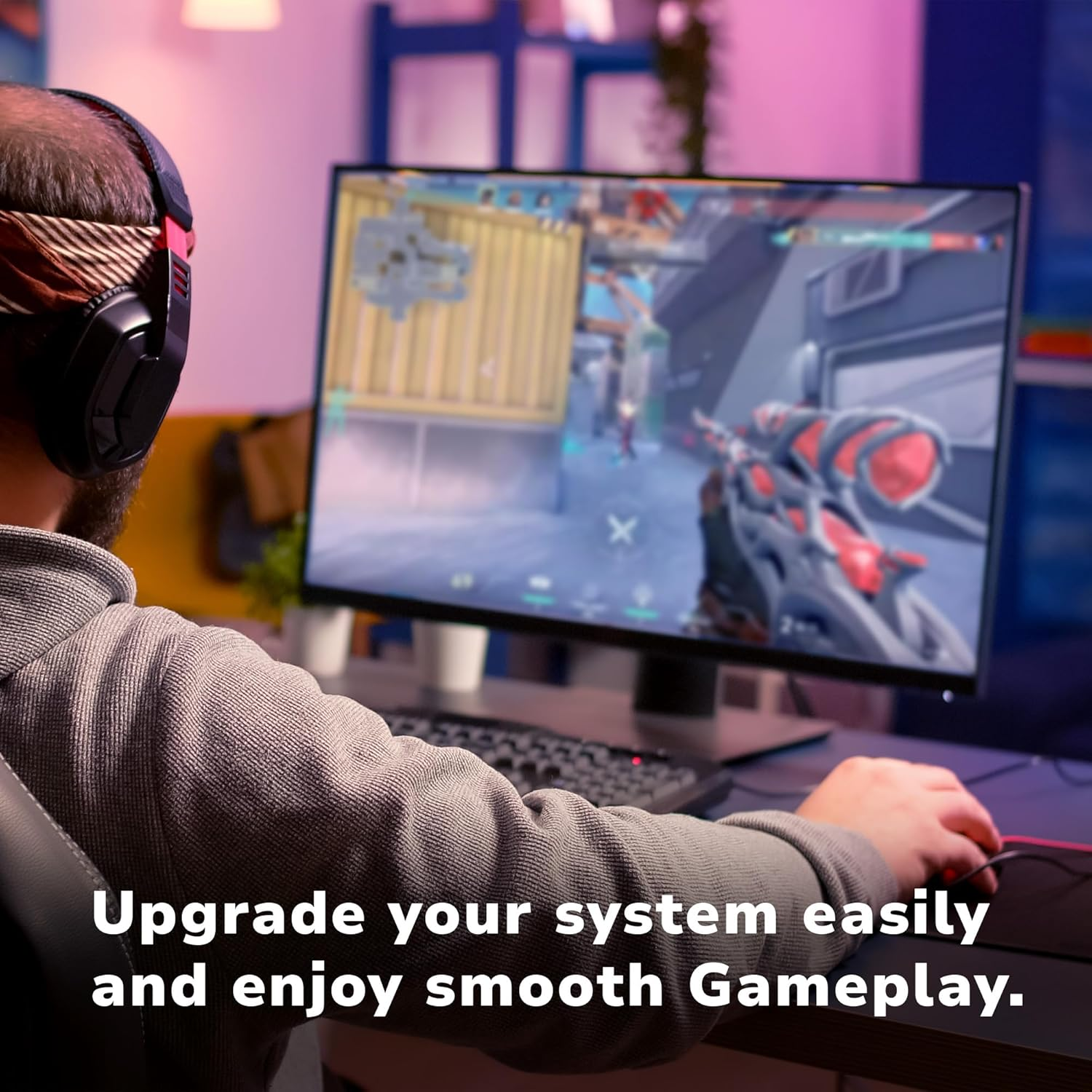 DATO Gen4 SSD with Heatsink 1TB Nvme Pcie 4.0 M.2 2280 up to 7200/6850Mb/S High Performance SSD for Gaming Creation &ndash; Ares Dark Sword Lite image number 2