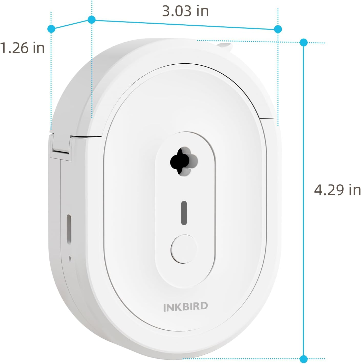INKBIRD N12 Portable Label Maker Machine Bluetooth Sticker Printer, Thermal Printing, Various Print Templates, Use with Smartphones and Tablets, Ideal for Home, School, Office image number 4