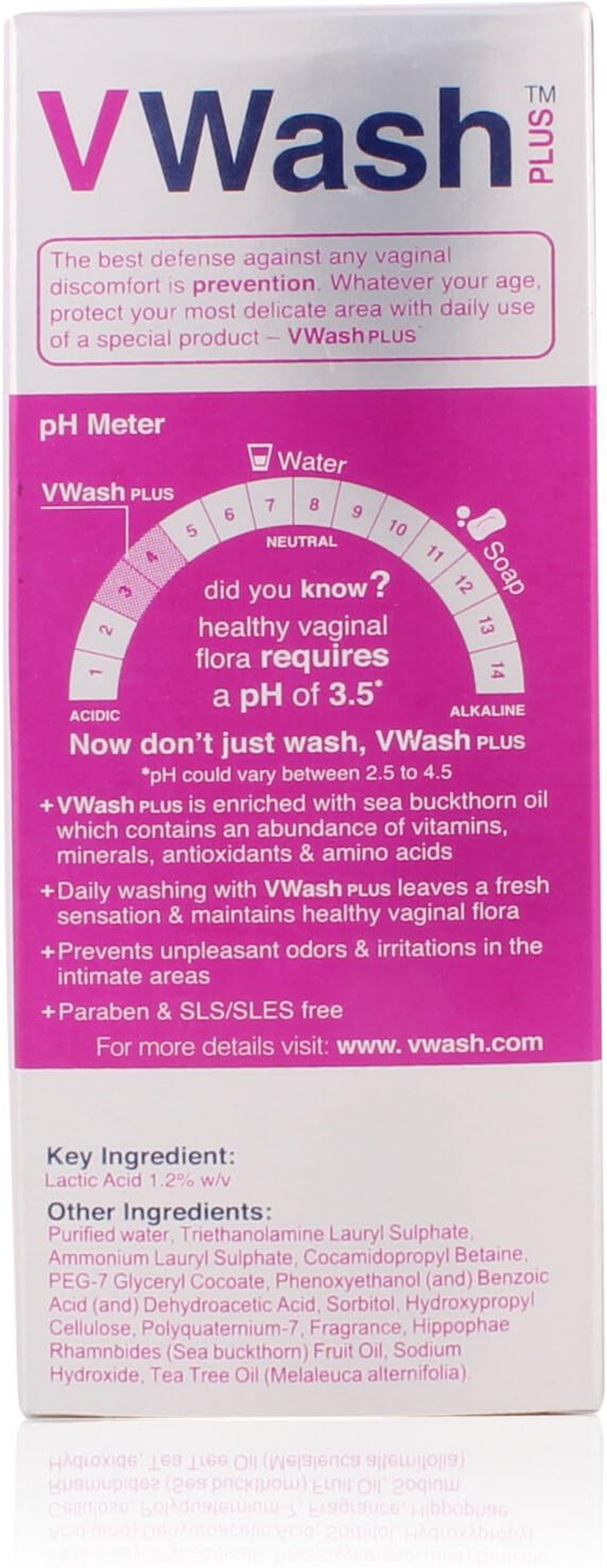 V Wash plus Expert Intimate Hygiene Liquid Wash - 100Ml Bottle