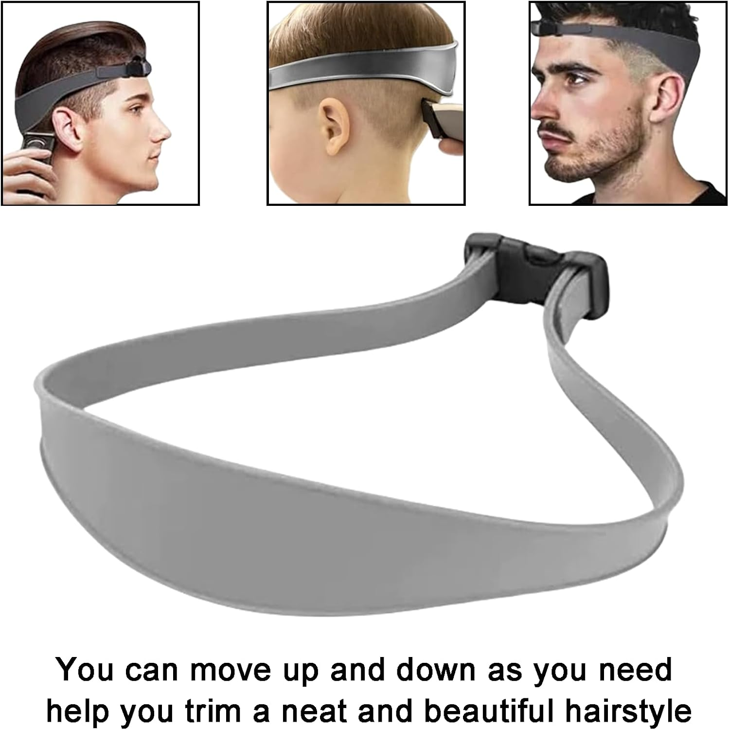 Hrenvaxil 3PCS Hair Combs, Fade Comb Men'S Hair Cutting Stencils with Trimming Guide - Professional Hair Tools image number 3