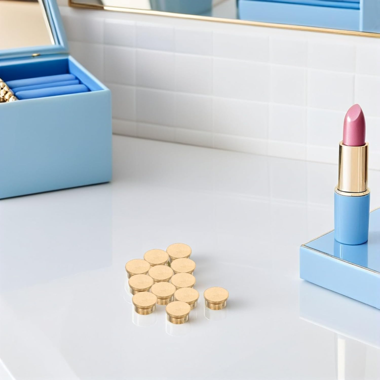 IMUSINICE 20Pcs High-Speed Universal Metal Bearing Nail Spinner Shaft for Manicure 3D Nail Art Decorations and Crafting Jewelry Accessories