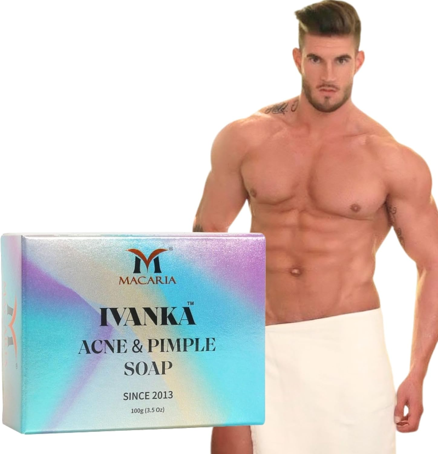 Ivanka Acne & Pimples Soap | Acne Soap Bars for Butt for Men image number 1