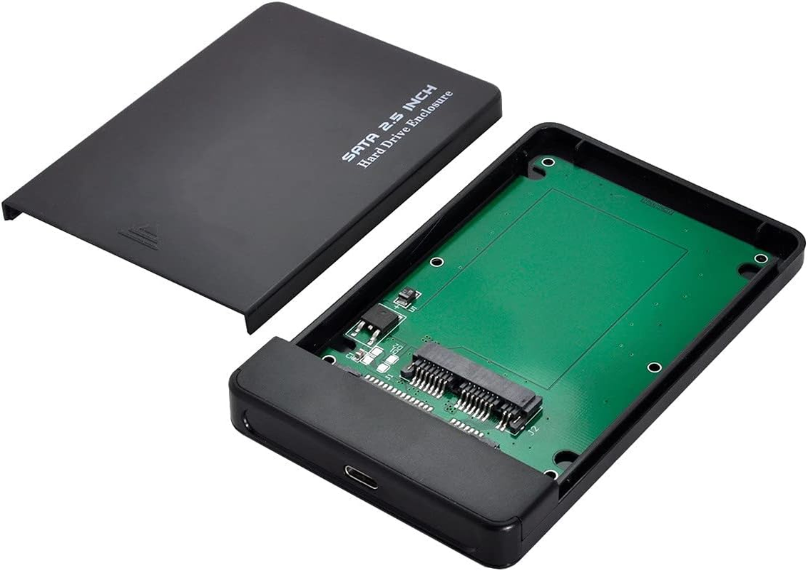 NFHK USB2.0 480Mbps to 1.8 Inch Micro SATA 16Pin 7+9 SSD HDD External Hard Disk Enclosure