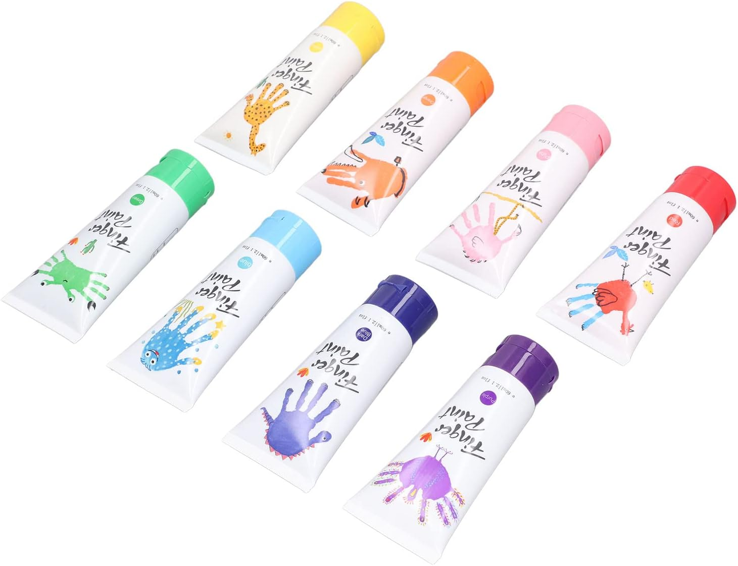 Finger Paint, Finger Paint for Kids Washable Odorless Safe Portable image number 6