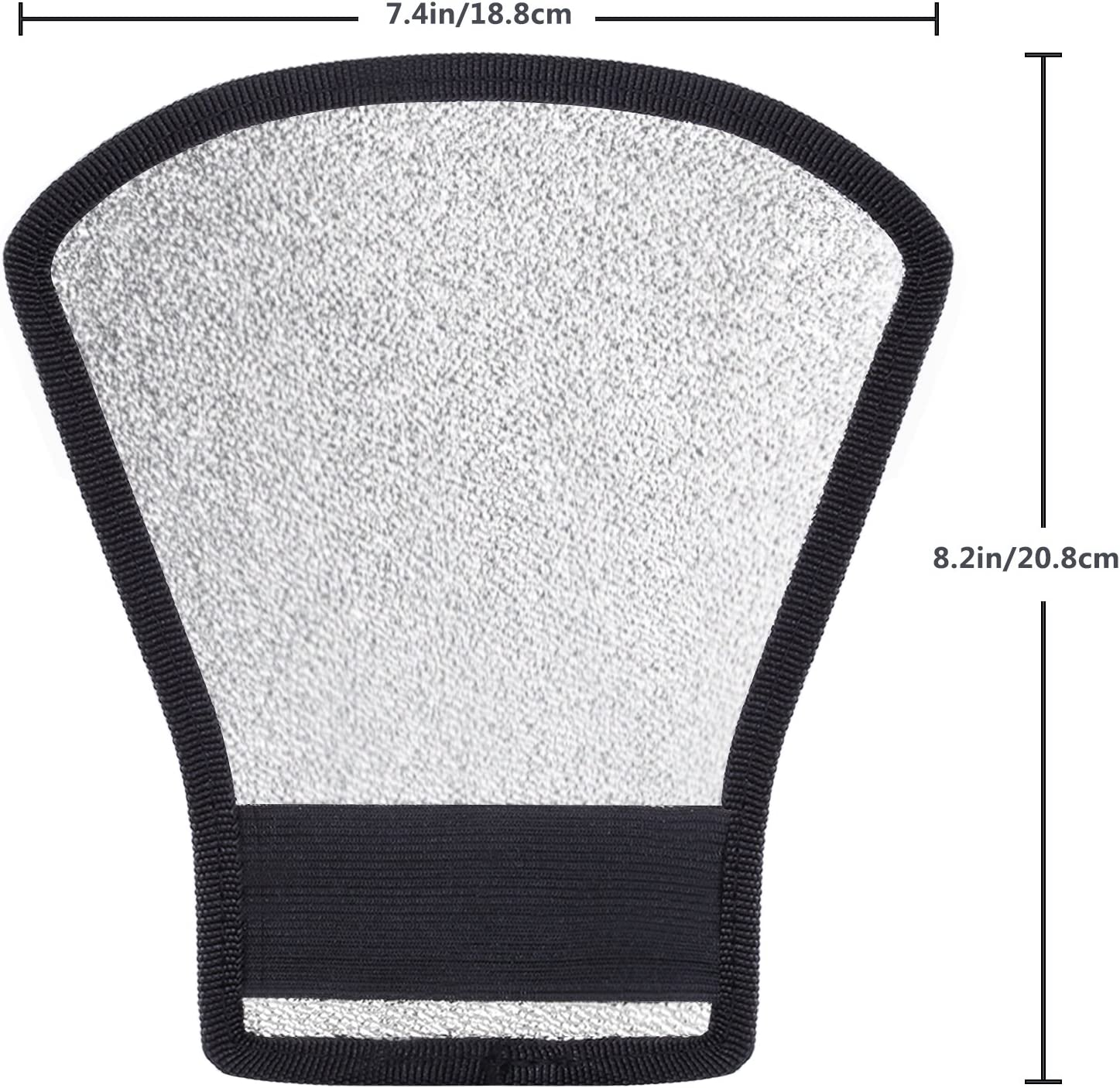 Neewer Flash Diffuser Silver/White Reflector for Nikon Speedlite Sb-600,Sb-800,Sb-900,Canon Speedlite 380EX 430EX 550EX 580EX Vivita Flash Sunpack Sony Pentax Olympus Yongnuo Neewer Godox Flash image number 4