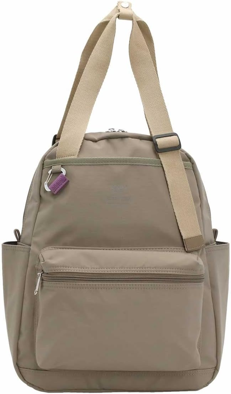 Anello BASE ATM0521 2-Way Backpack, A4 Water Repellent, Multiple Storage