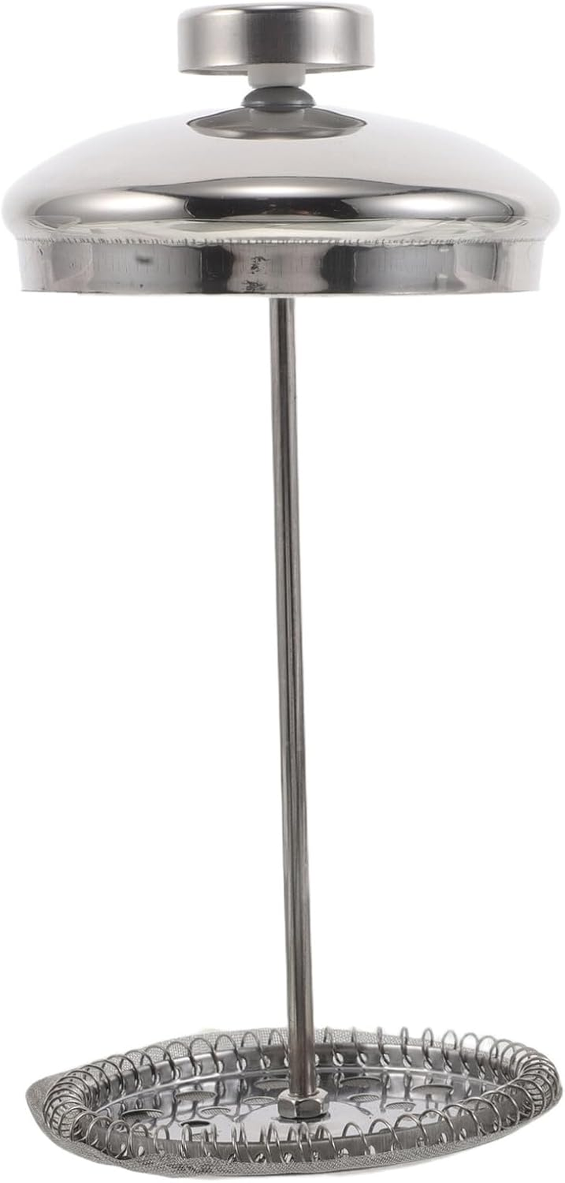 Hoement Stainless Steel Tea and Coffee Press Filter Screen Replacement for Pot Rust-Resistant Mesh Strainer with Ergonomic Handle and Cover Reusable Fine Mesh Infuser for Loose Leaf image number 6