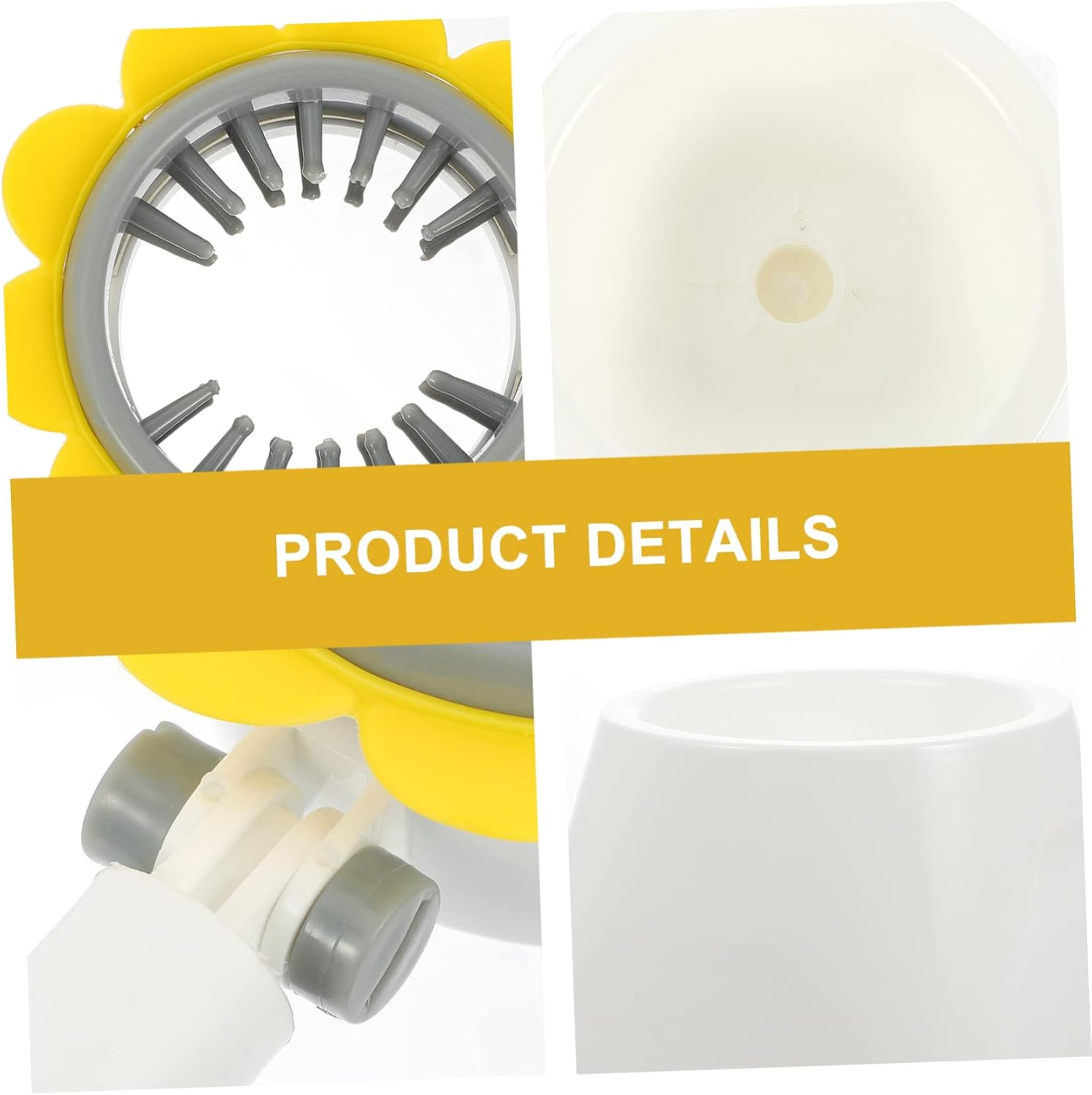 Punch-Free Hair Dryer Holder Floor-Standing Rack with Practical Storage and Easy Installation, Sturdy Hair Dryer Stand for Home Bathroom Organization and Pet Grooming Random Color - White image number 4