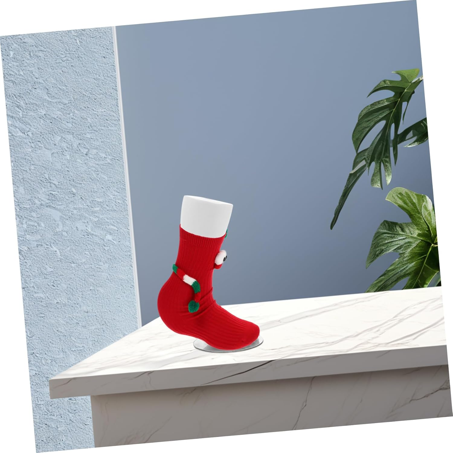 Iplusmile Realistic Foot Mold Boy Girl Sock Display Stand Fake Foot Model for Store image number 5