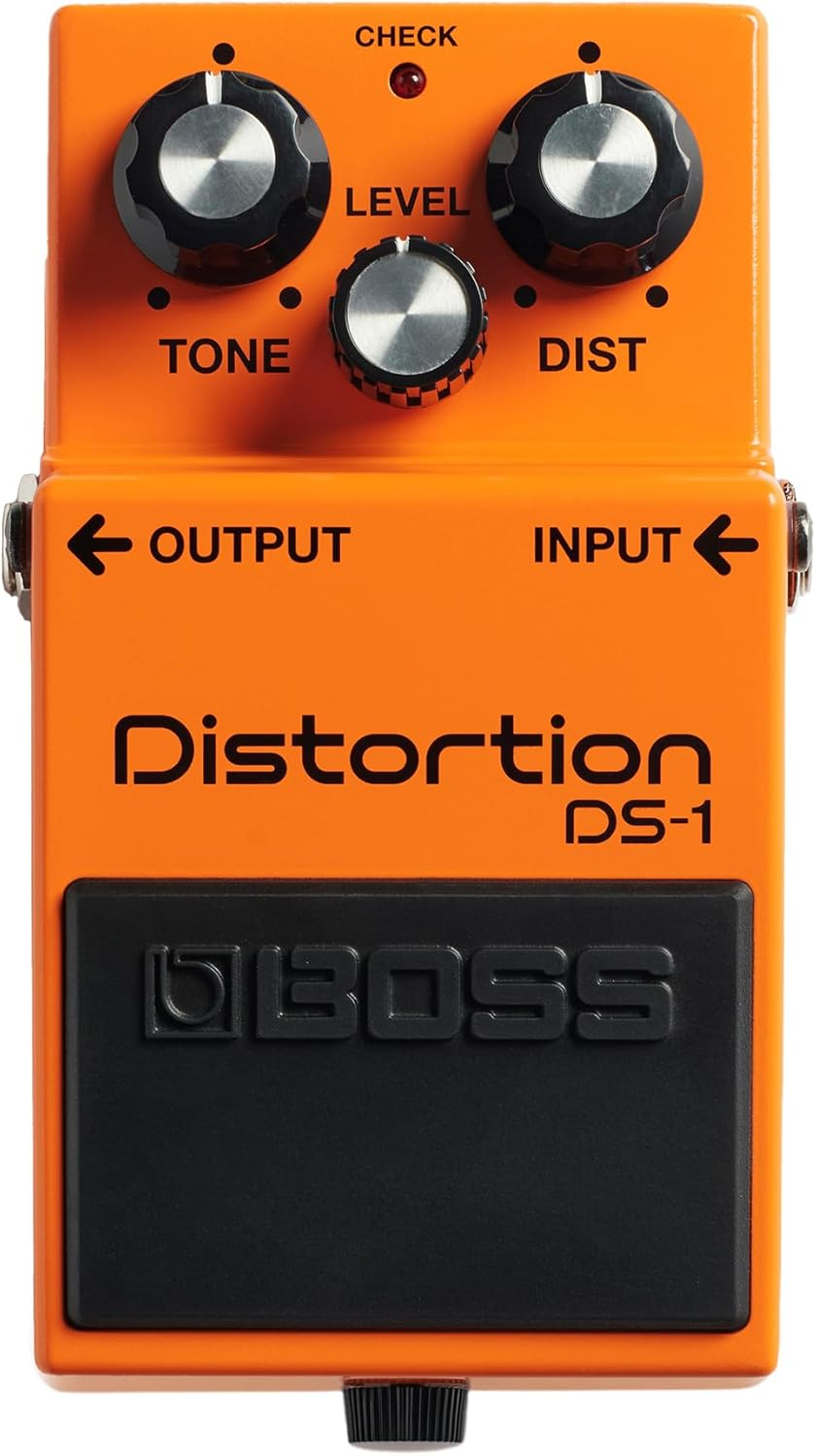 BOSS DS-1 Distortion Pedal, Classic Tones for All Types of Music, the Benchmark in Guitar Distortion, Orange image number 4