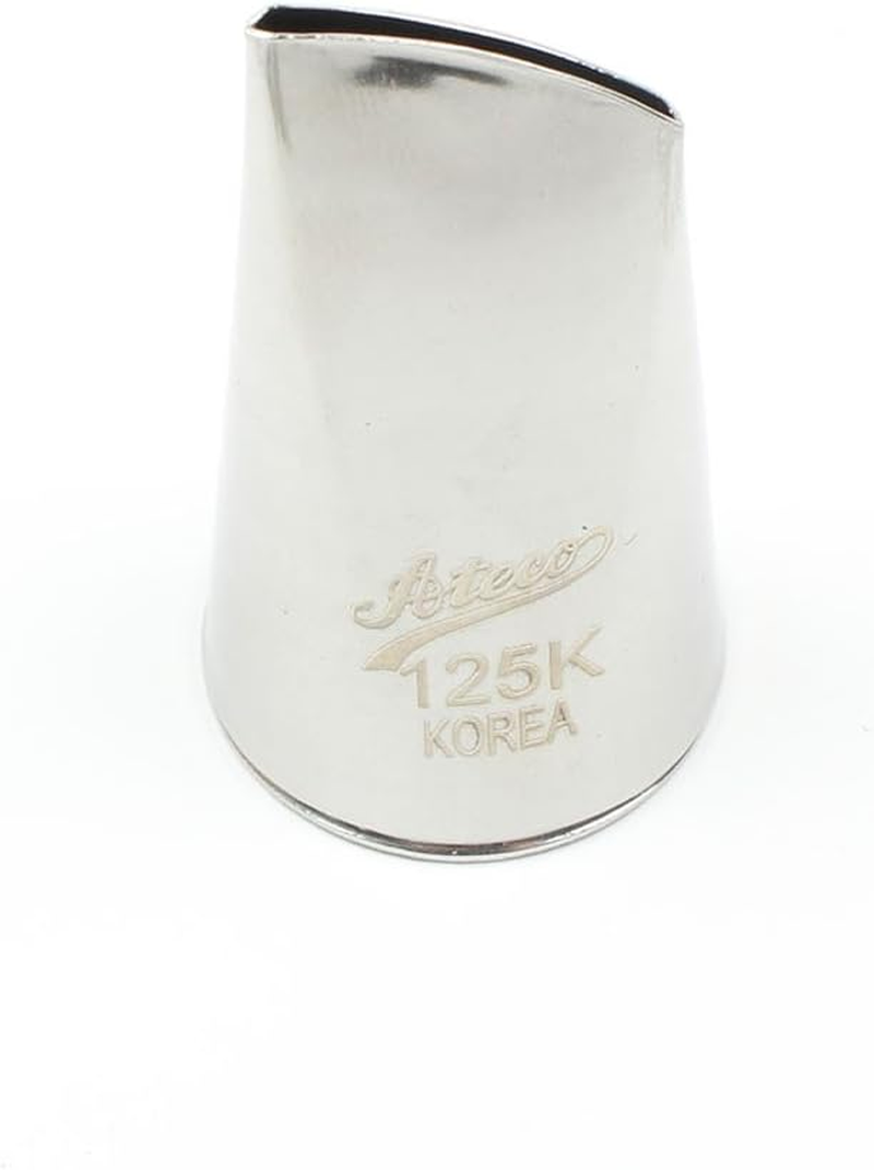 Ateco BA7360 Buttercream Cupcake Decorating Piping Tips Set (6 Pieces),Silver