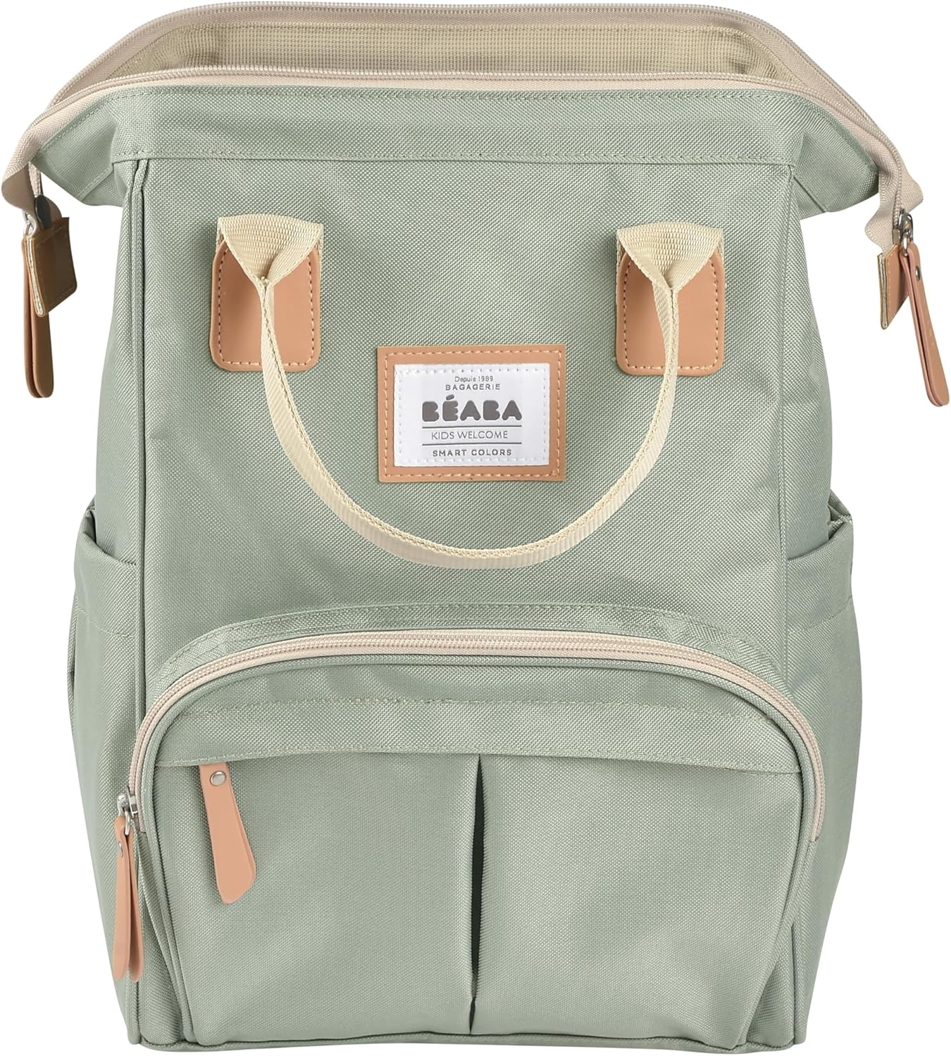 Beaba Wellington Nappy Bag Backpack, Sage Green image number 3