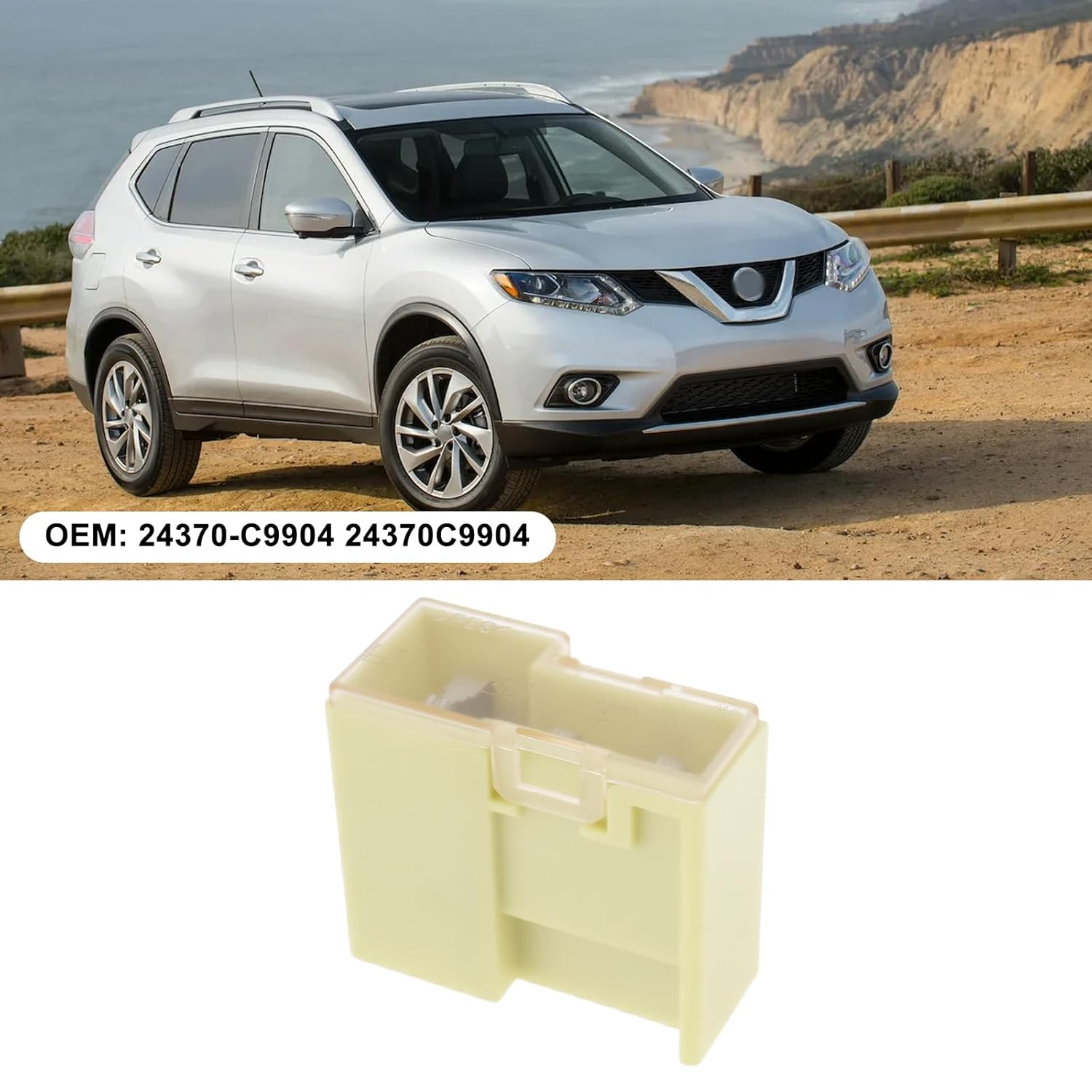 Emsea 1Pc 60/30/30Amp Car Fuse Fusible Link 24370-C9904 24370C9904 Compatible with Nissan Leaf 2014-2022 NV200 2014-2020 image number 6