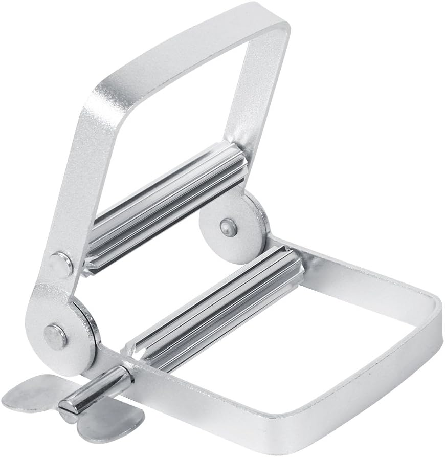 Aluminum Tube Squeezer Dispenser Tool Squeezing Hairdressing Hair Color Dye Unguent Hand Cream Toothpaste Oil Paint Glue image number 6