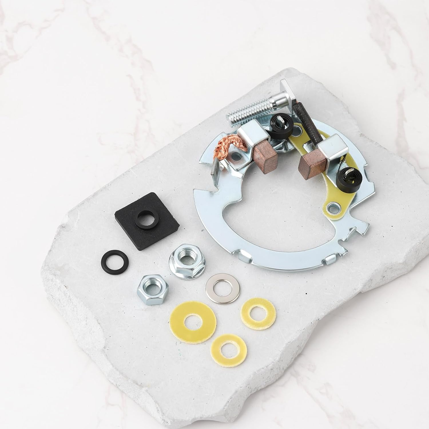 Motorcycle Starter Motor Electric Carbon Brush Holder 0449-Kkyuied Compatible with Honda CBF CBR SLR FMX image number 5