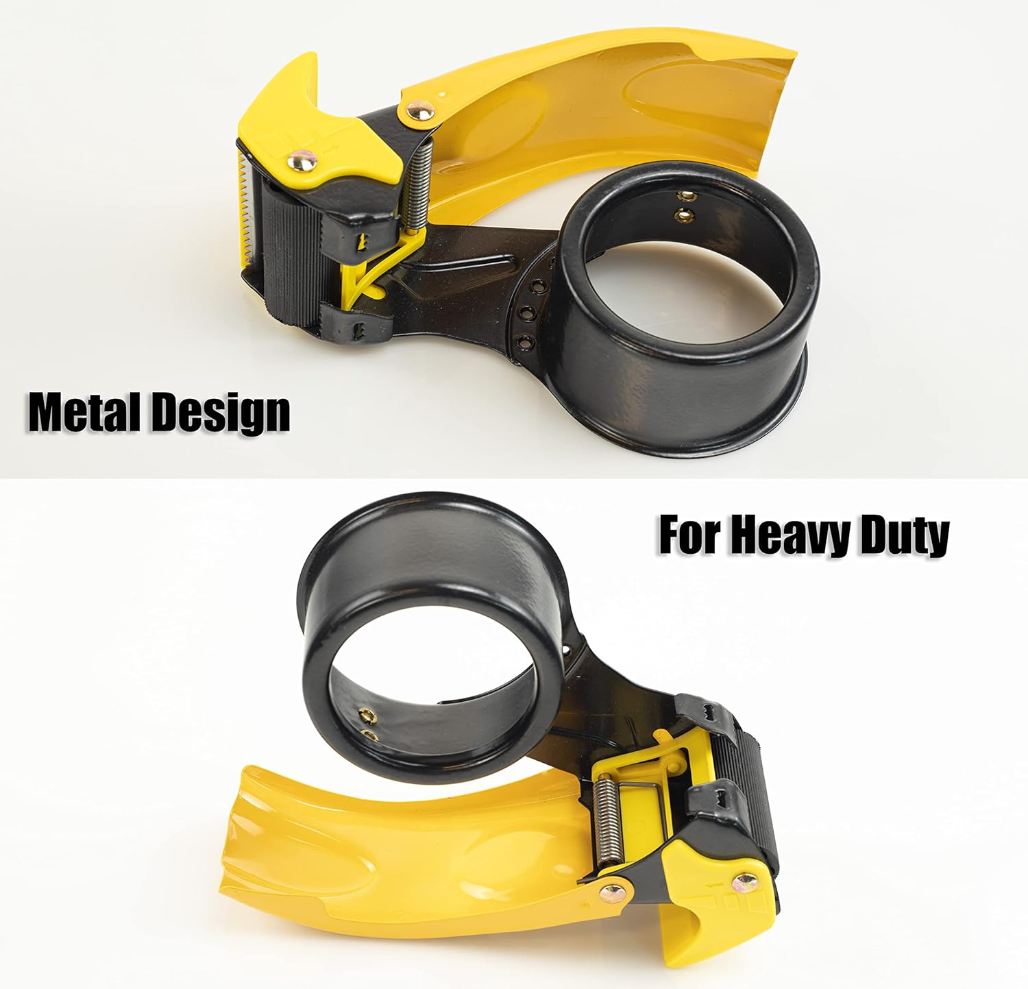 【Upgraded】 PROSUN Blade Safety Pink Cover 2 Inch Professional Packing Tape Dispenser Packaging Metal Handheld Tape Gun Sealing Cutter TG11