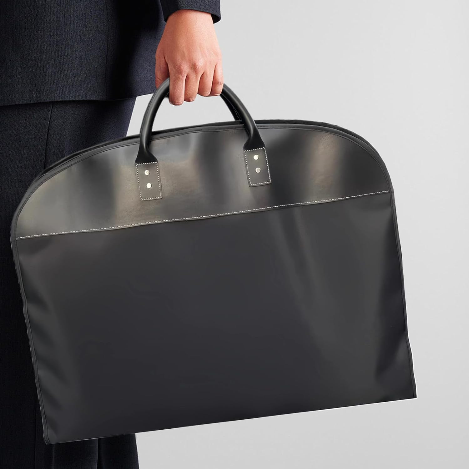 Waterproof Travel Garment Bag, Suit Carrying Pouch for Business, Formal Attire Duffel Bag with Lightweight Design and Easy Carry, Professional Accessory for Conferences, Meetings, Banquets, Academic image number 6