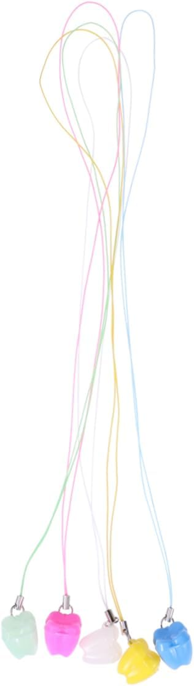 UPKOCH 5Pcs Unique Teeth Storage Box Milk Tooth Box Organizer for Christmas Birthday