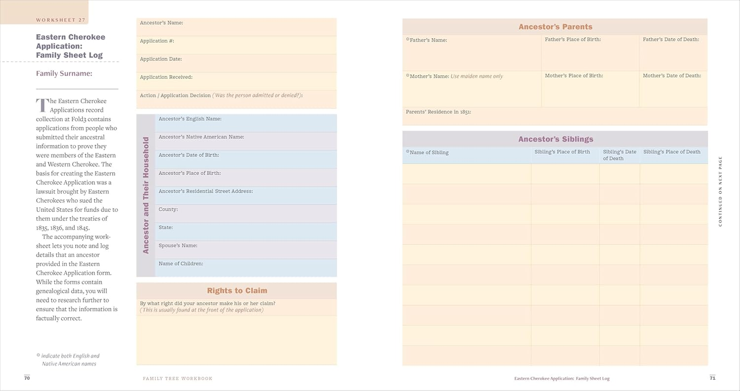 Family Tree Workbook: 30+ Step-By-Step Worksheets to Build Your Family History image number 2