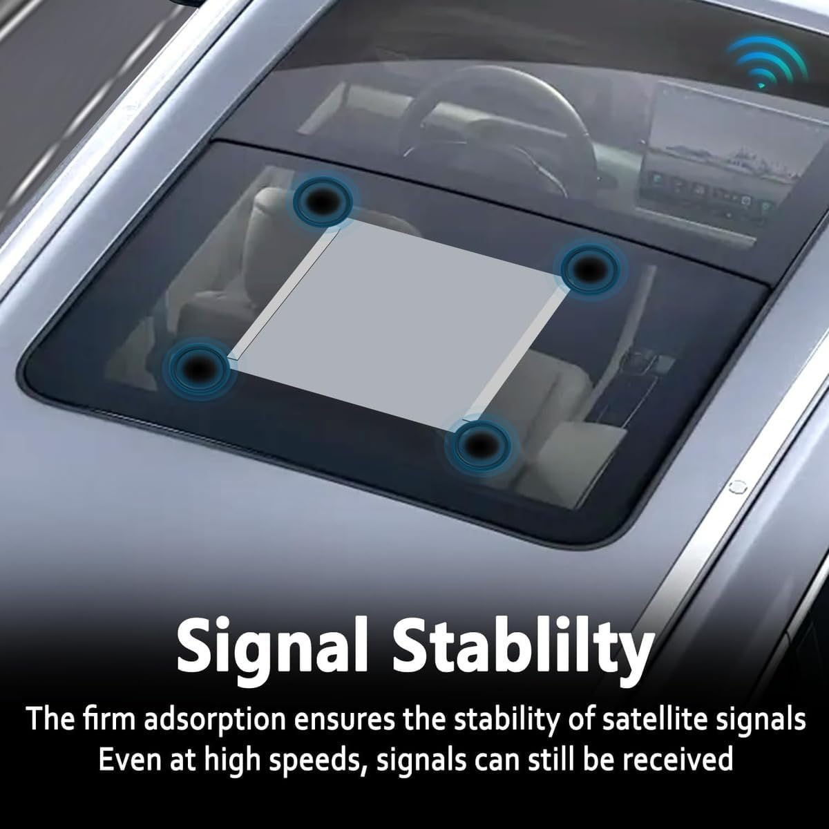 Starlink Mini Car Mount, Starlink Mini Accessories with Suction Cup, Powerful Suction Cups Are Road Trip Tested for Rvs, Boats, Airplanes, and More image number 4