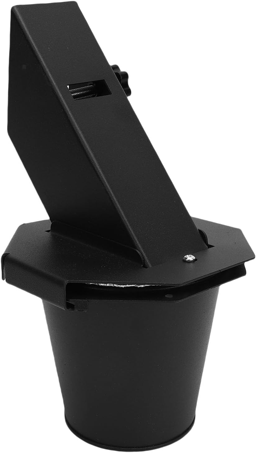 Dpofirs Grease Bucket for Traeger, for Pit, for Z Grills, for Recteq, 12Pcs Grease Bucket Liners, Drip with Lid, Catcher, Metal for Smoker Grill image number 2