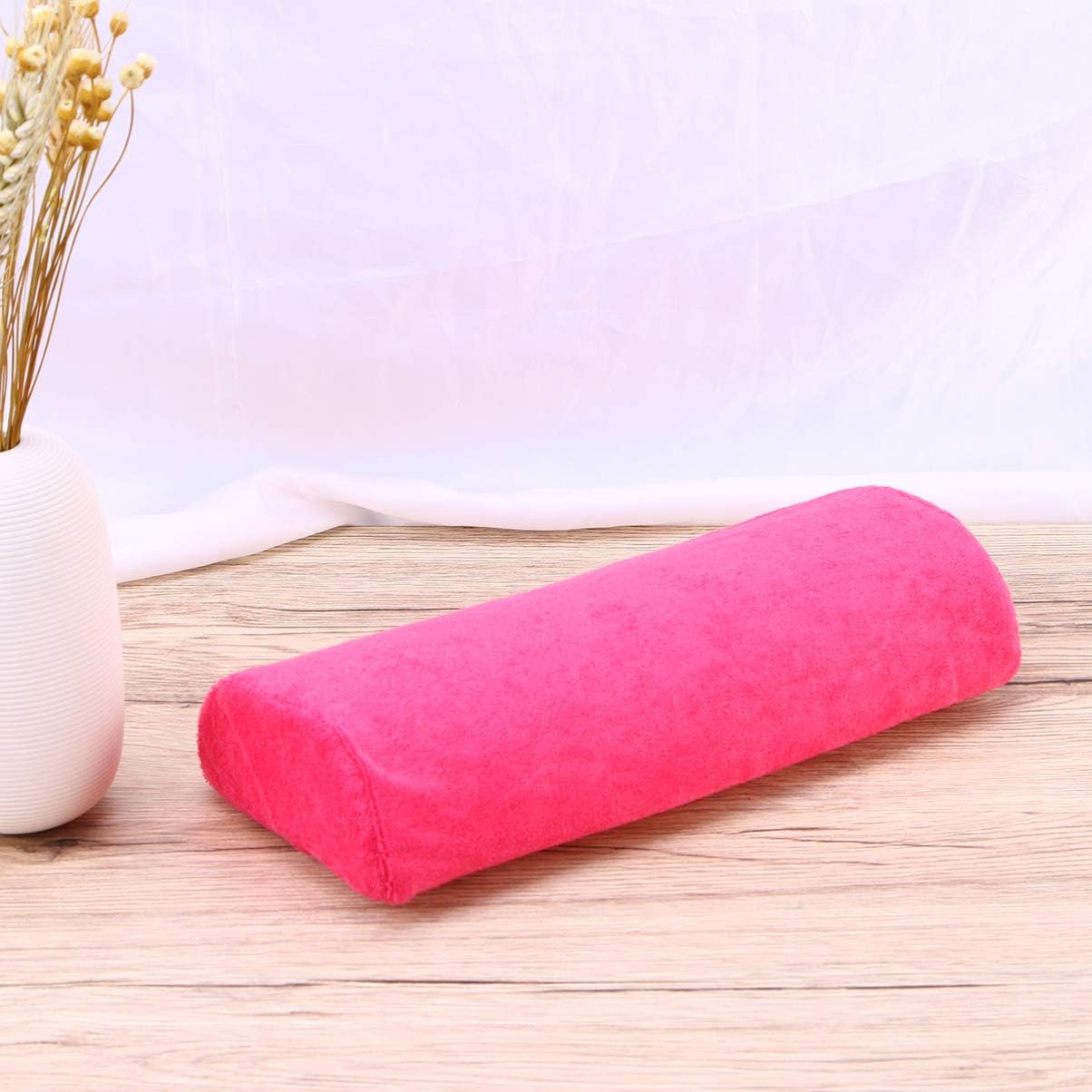 PACKOVE Portable Nail Art Wrist Cushion Pad Light Purple Hand Pillow for Manicure Comfortable Nail Rest for Salon Home Use Easy to Clean for Technicians Beginners image number 5