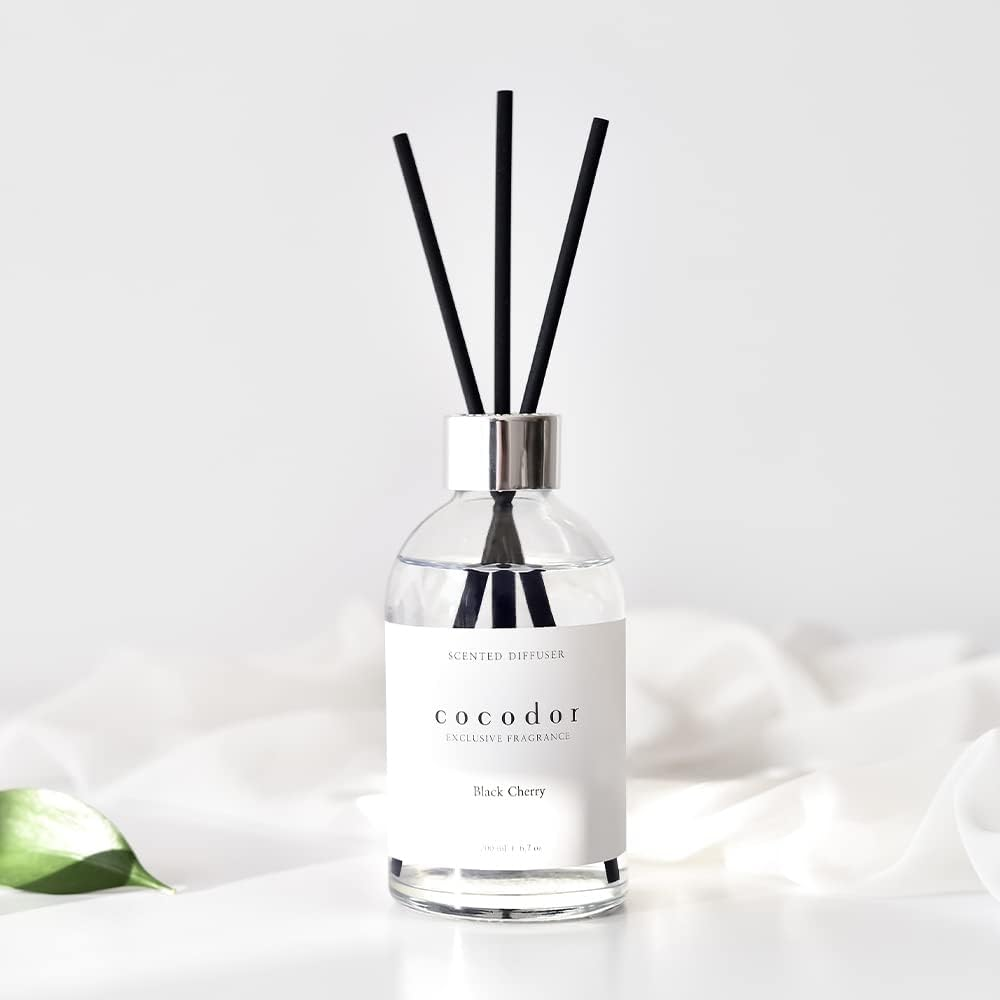 Cocod'Or Reed Diffuser White Edition - White Jasmine - 200Ml - Glass & Wood Reed Diffuser Set, Room & Office D&eacute;cor, Home Fragrance, Gift image number 4