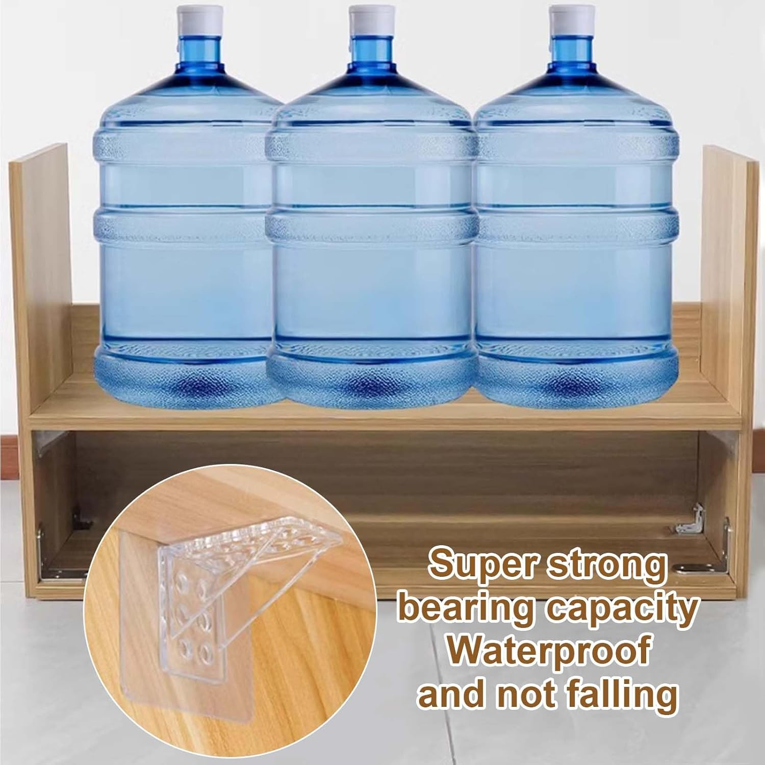 15Pcs Shelf Support Pegs,L-Shaped Support Racks,Self Adhesive Shelves Clips,Strong Partition Holders,Wardrobe Partition Holder Fixing Sticking Hook, for Kitchen Clapboard Layer Cabinet Book Shelves