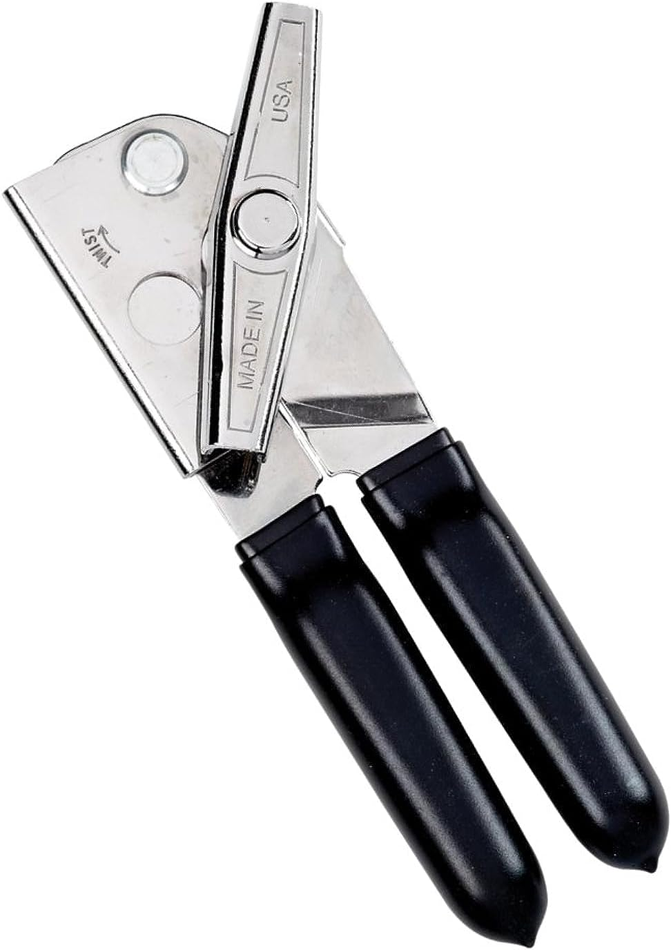 EZ-DUZ-IT Deluxe Can Opener with Black Grips image number 2