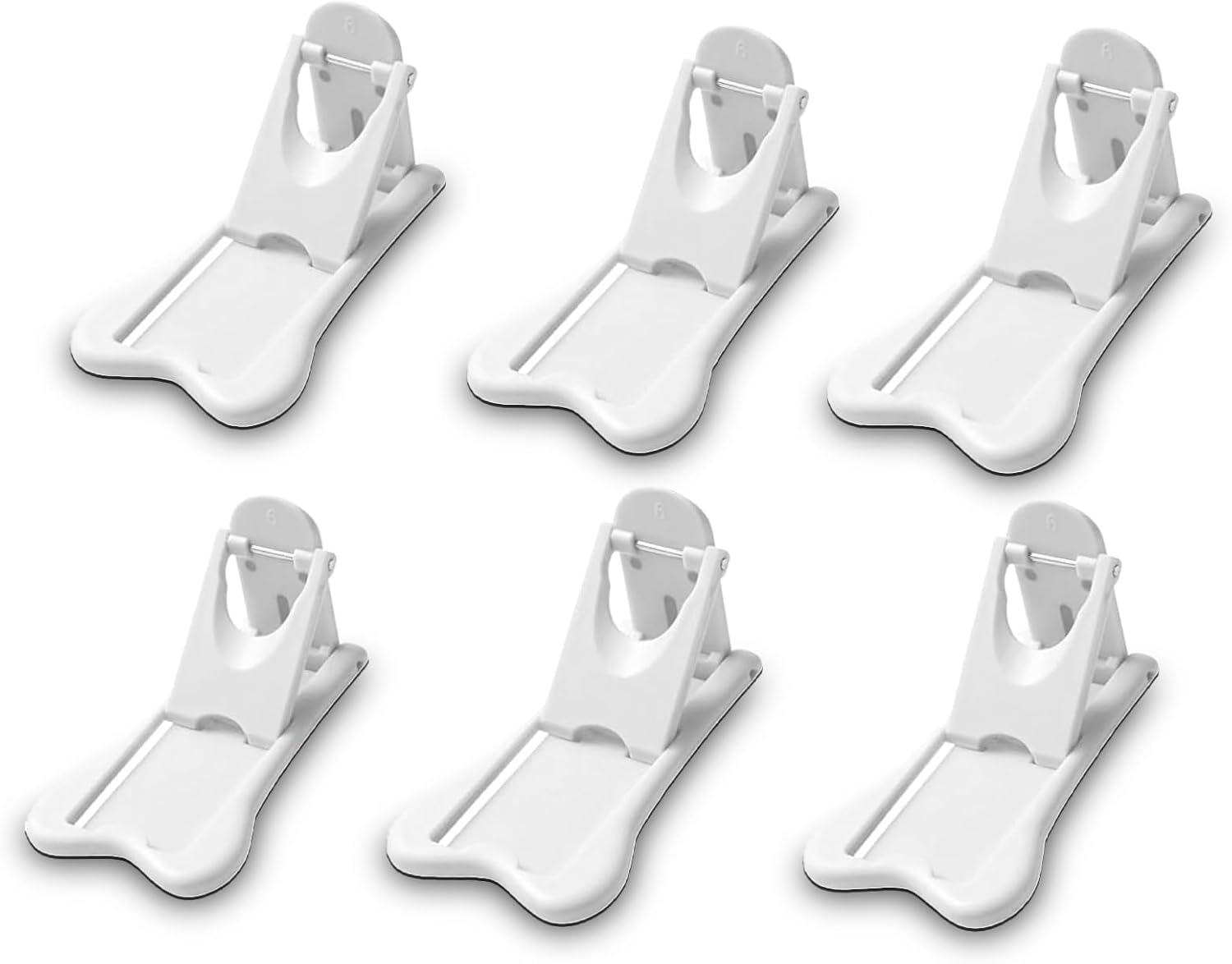 Sliding Door Lock for Child Safety (6-Pack) - Child Proof Locks for Glass Doors, Windows, Closets & Cabinets - Home Safety Essentials image number 2