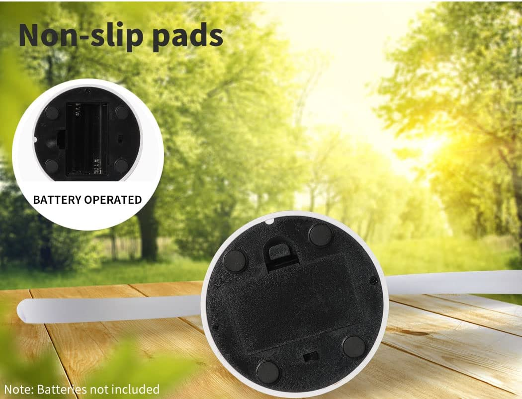 Fly Free, Entertaining Chemical Trap Repellent Fly Fan Indoor Outdoor Home, Keep Flies Away from Your Food, Camping BBQ Food Mosquito Fruit Fly Portable Repeller Fans Safe Insect Killer(White) image number 6