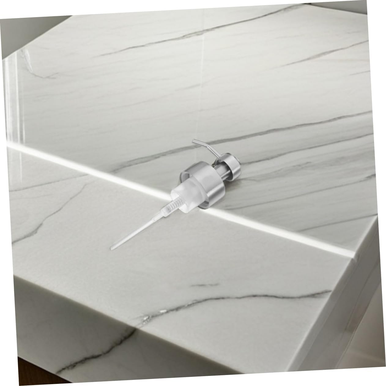 RORPOIR 2Pcs Stainless Soap Pump Replacement for Dispenser Foam Soap Dispenser Pump for Shampoo Lotion image number 4