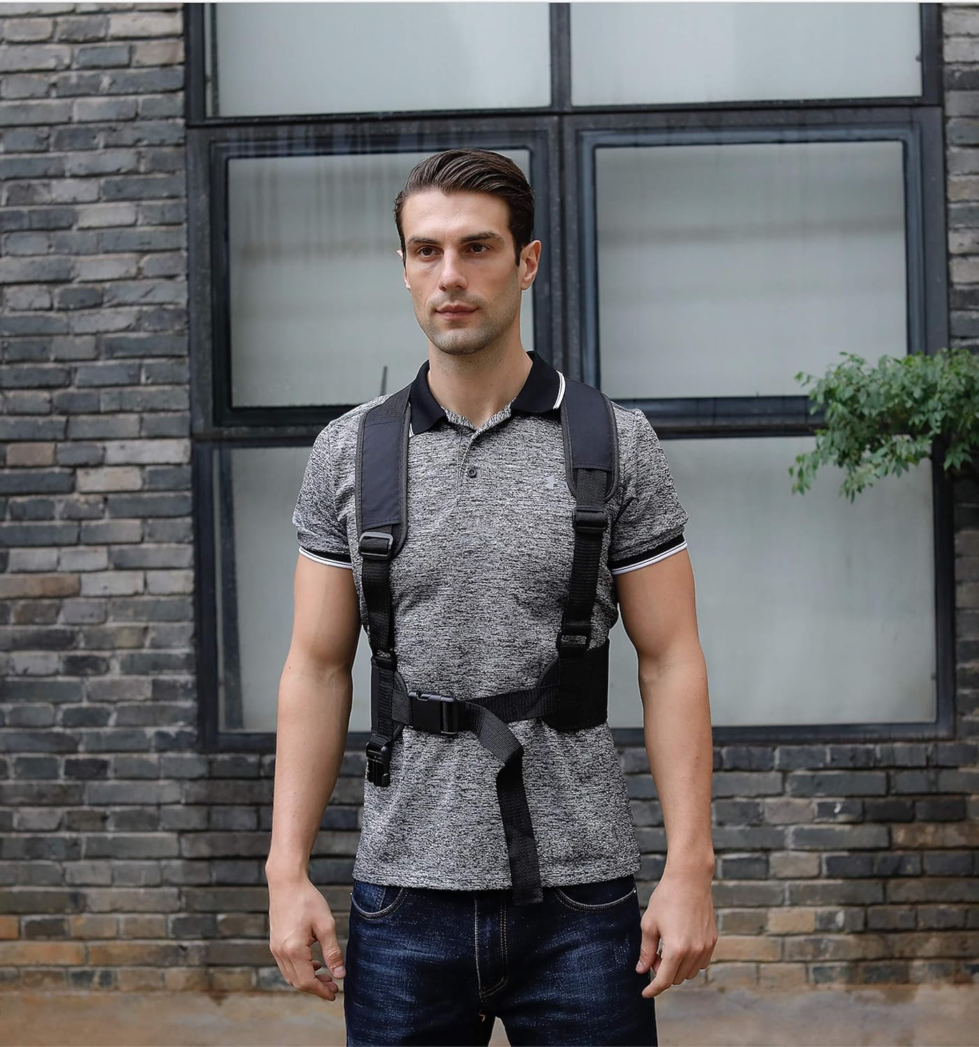 Adjustable Telescoping Spray Wand Belt/Two-Shoulder Harness image number 5