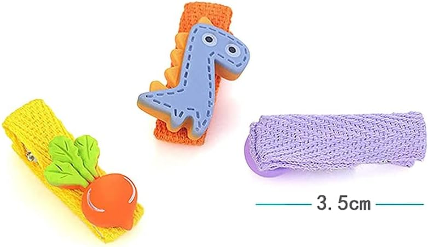 26PCS Hair Clips Pretty Hairpin Snap Bow Toddler Girls Baby Pin Hair Kids Child, Safe Material, Ideal for Daily Use & Special Occasions - Animal ( Without Bottle) image number 2