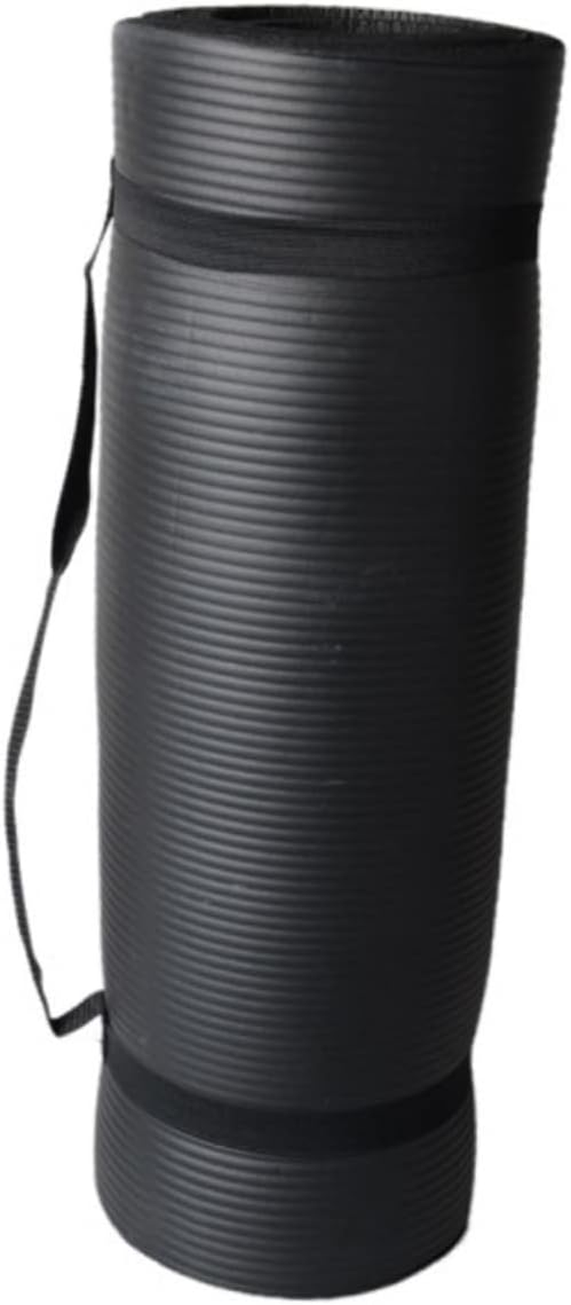 KOMBIUDA Adjustable Yoga Mat Strap - Exercise Carrying Strap for Workout Mats - Yoga Accessories - Black Suspenders for Fitness and Sports image number 6