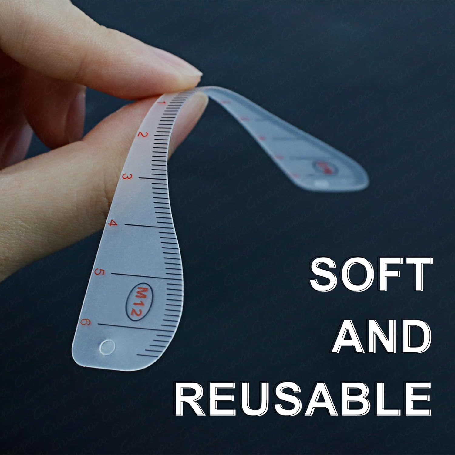 Hair Line Drawing Stencil, Micropigmentation, Multiple Styles for Men and Women, Precision Tool for SMP & Permanent Makeup (1 Pack Scalp Hairline Ruler)