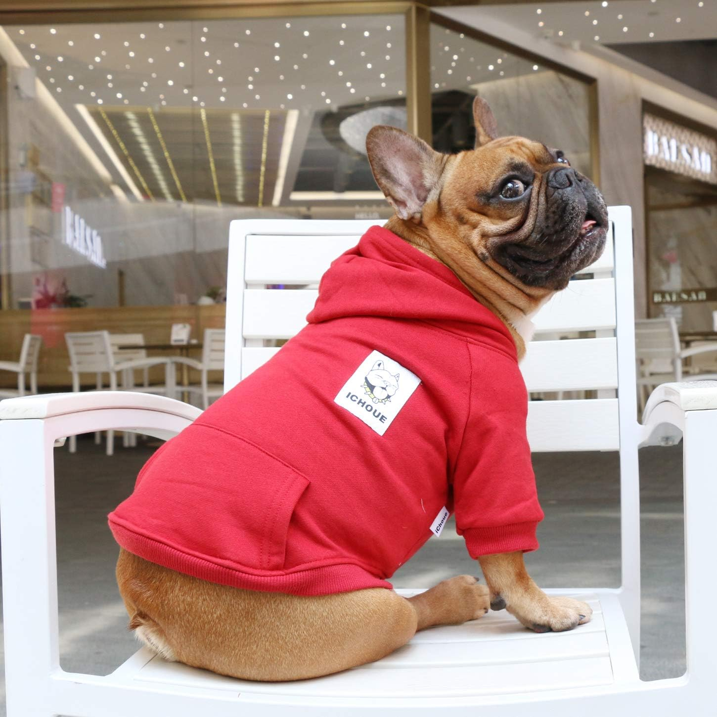 Ichoue Dog Half Zipper Hoodie Clothes Sweatshirt image number 5