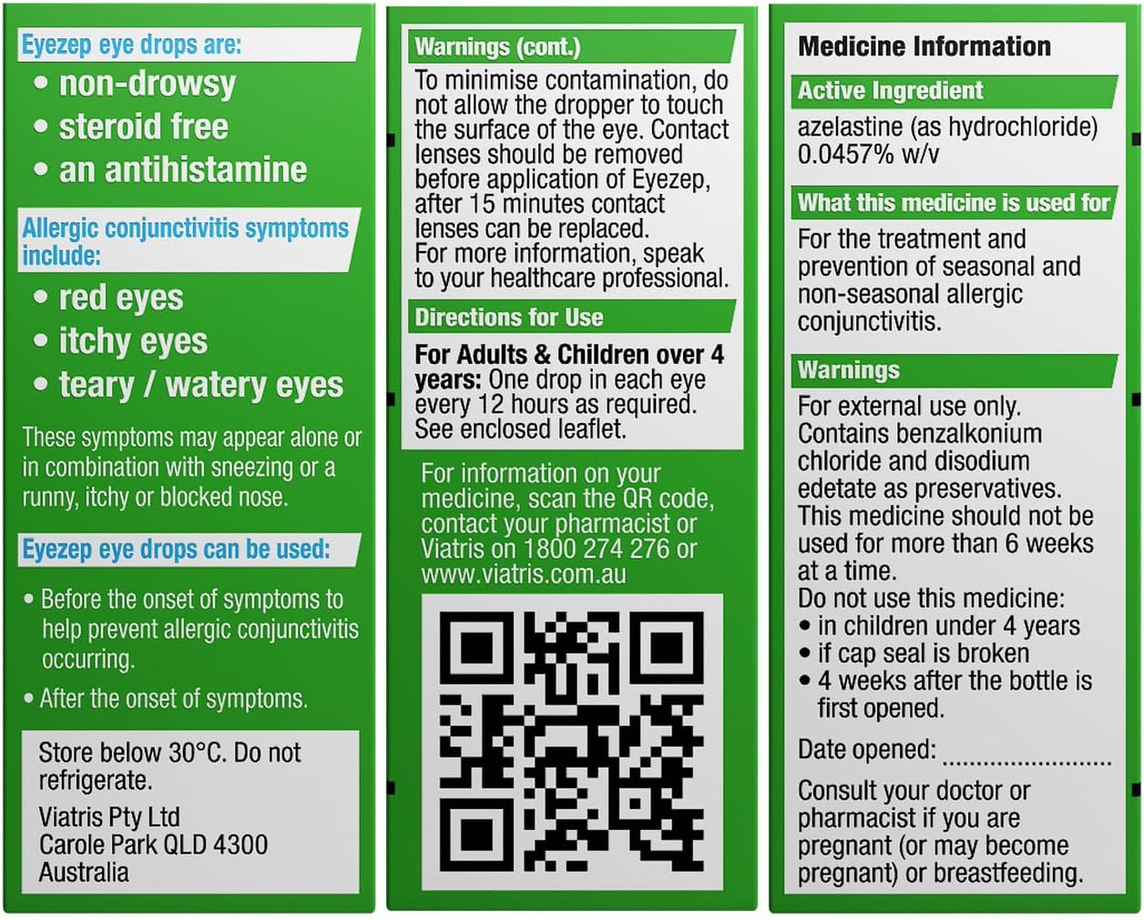 Allergy Eye Drops 6 Ml image number 1