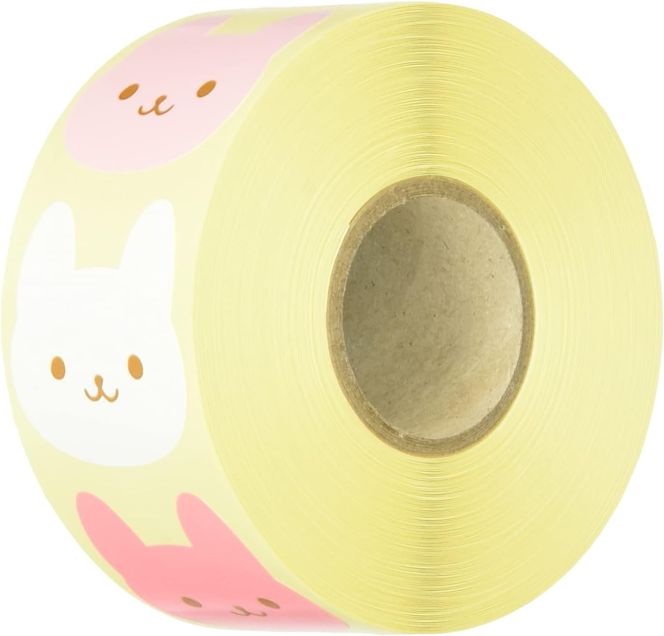 Gift Stickers, Rabbit, 3 Assorted Colors, Rolls, (500 Sheets), US-1RS image number 2