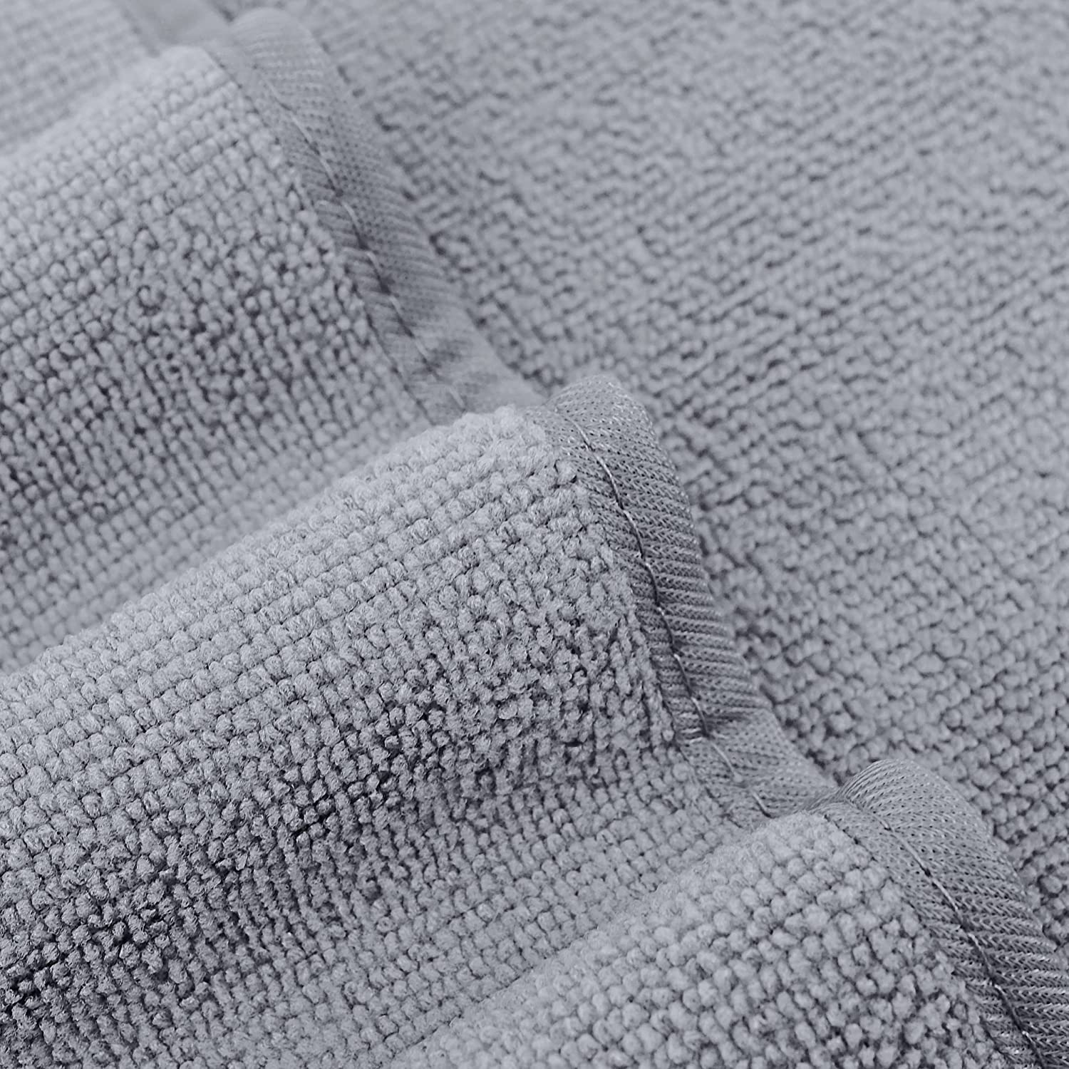 Polyte Quick Dry Lint Free Microfibre Bath Towel, 76 X 145 Cm, Pack of 4 (Grey)