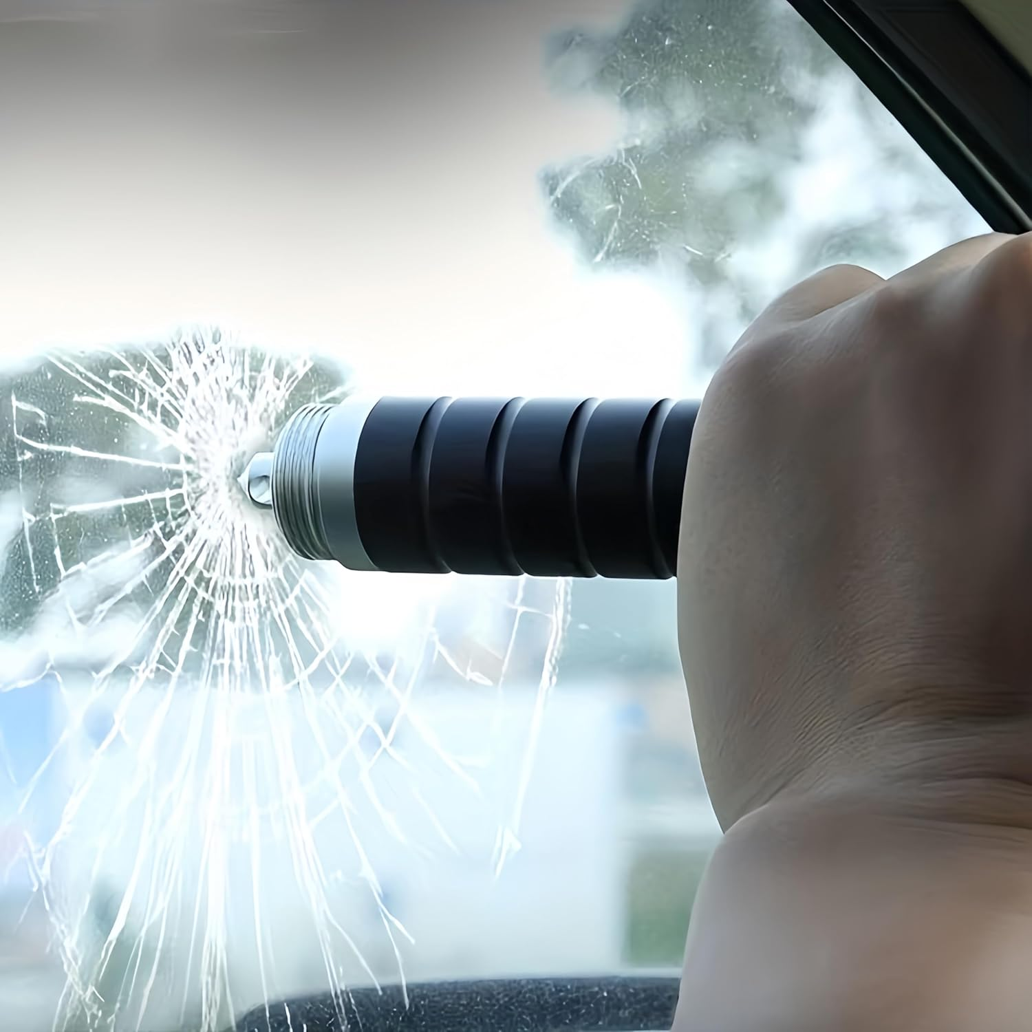 Nomel Fixed Blade Knife, 9R18 Steel, Aluminum Handle, Multitool, Camping Accessories, Window Breaker, Everyday Carry, Outdoor Gear, Gifts for Men image number 3