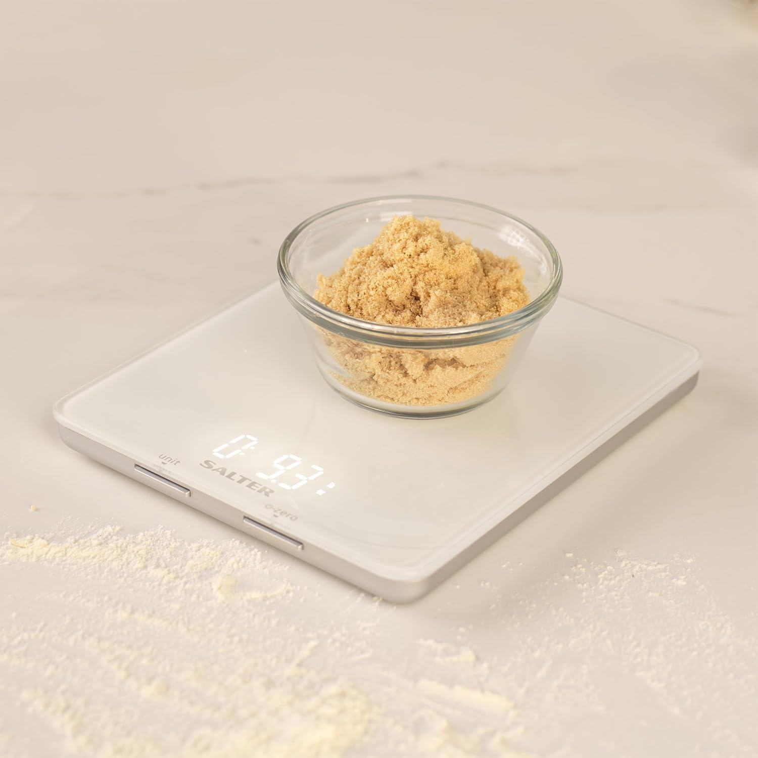 Salter Glass Ghost Digital Kitchen Scale - White 5KG image number 5