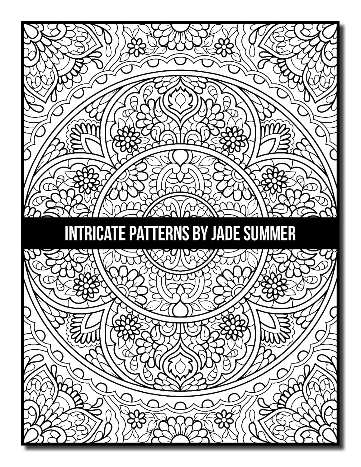 Intricate Patterns: an Adult Coloring Book with 50 Detailed Pattern Designs for Relaxation and Stress Relief image number 2
