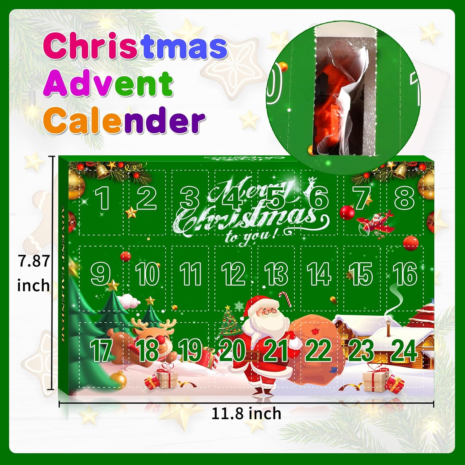 Advent Calendar 2024, 24Pcs Building Blocks Christmas Countdown Calendar Mini Animals Building Block Toys for Kids Boys Girls Xmas Stocking Stuffer Party Gifts 4 5 6 7 8 image number 5