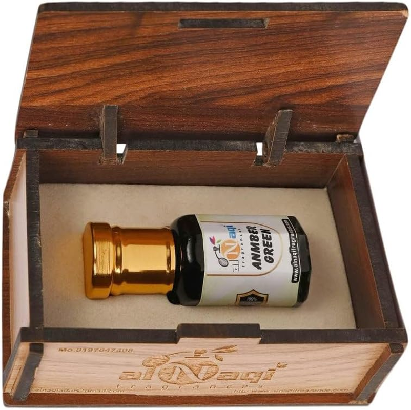 Ethnic Choice Al Naqi ANMBER Green Attar -6Ml | for Men and Women | Pack of 1 | Original & 24 Hours Long Lasting Fragrance | Most Wanted Arabian Aroma | (Unisex) | image number 1