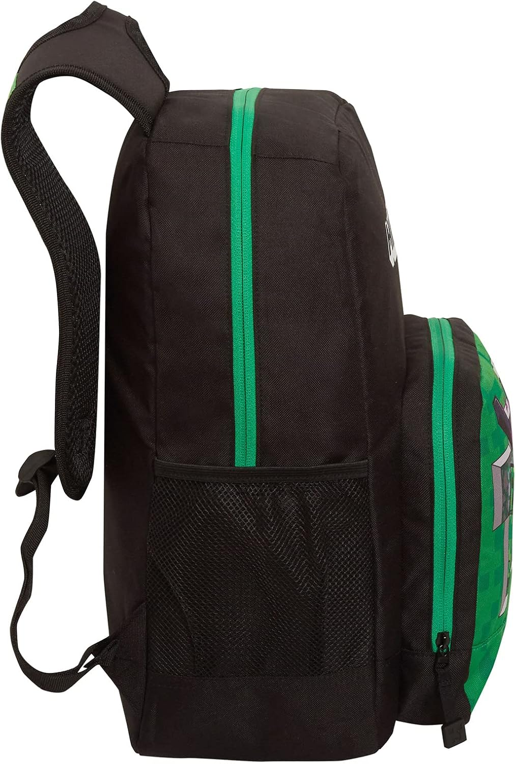 Minecraft Backpack Kids Adults Large School Collage Work Laptop Bag Gaming Rucksack Gift for Gamer, Black, One Size image number 5