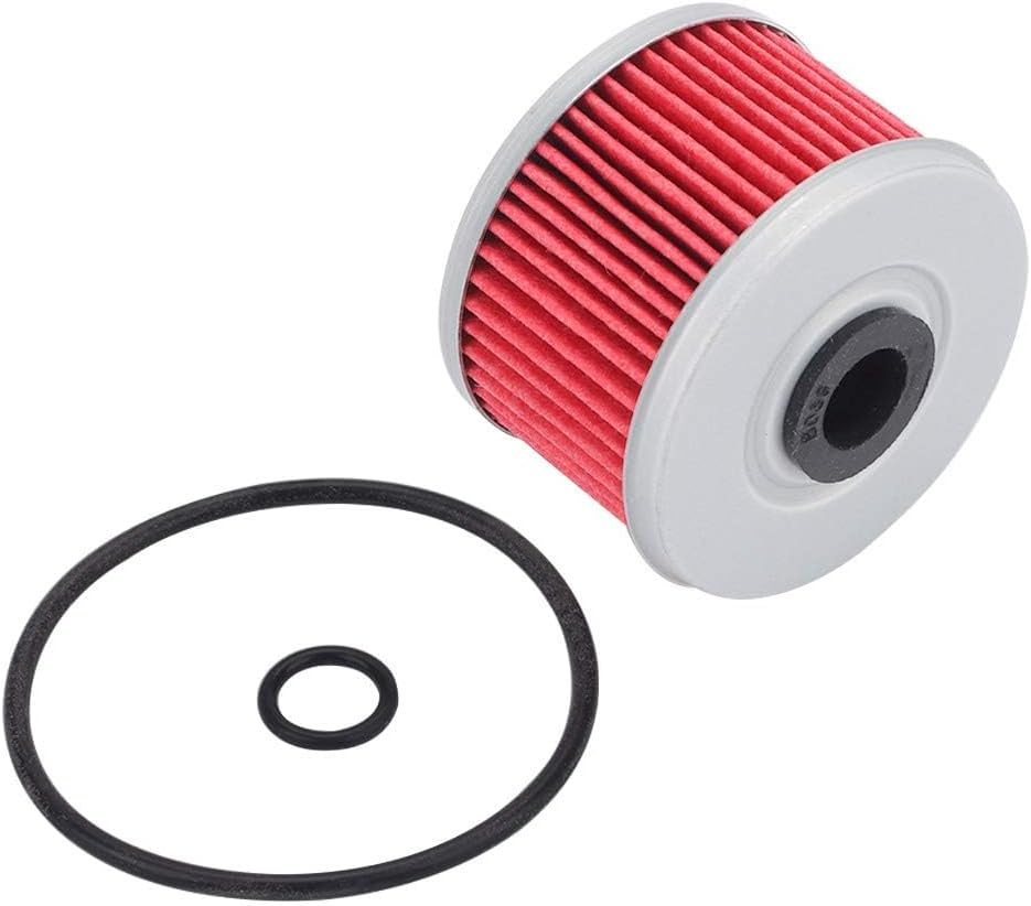 Tvent 3 Packs HF113 Oil Filter 15412-HM5-A10 with O-Rings Fit for TRX420 ATC350X TRX250 TRX300 TRX350 TRX400EX TRX420FE TRX450ES TRX500FE XL250R XL350R XL600R XR200R XR250R XR350R Foreman 500 image number 2