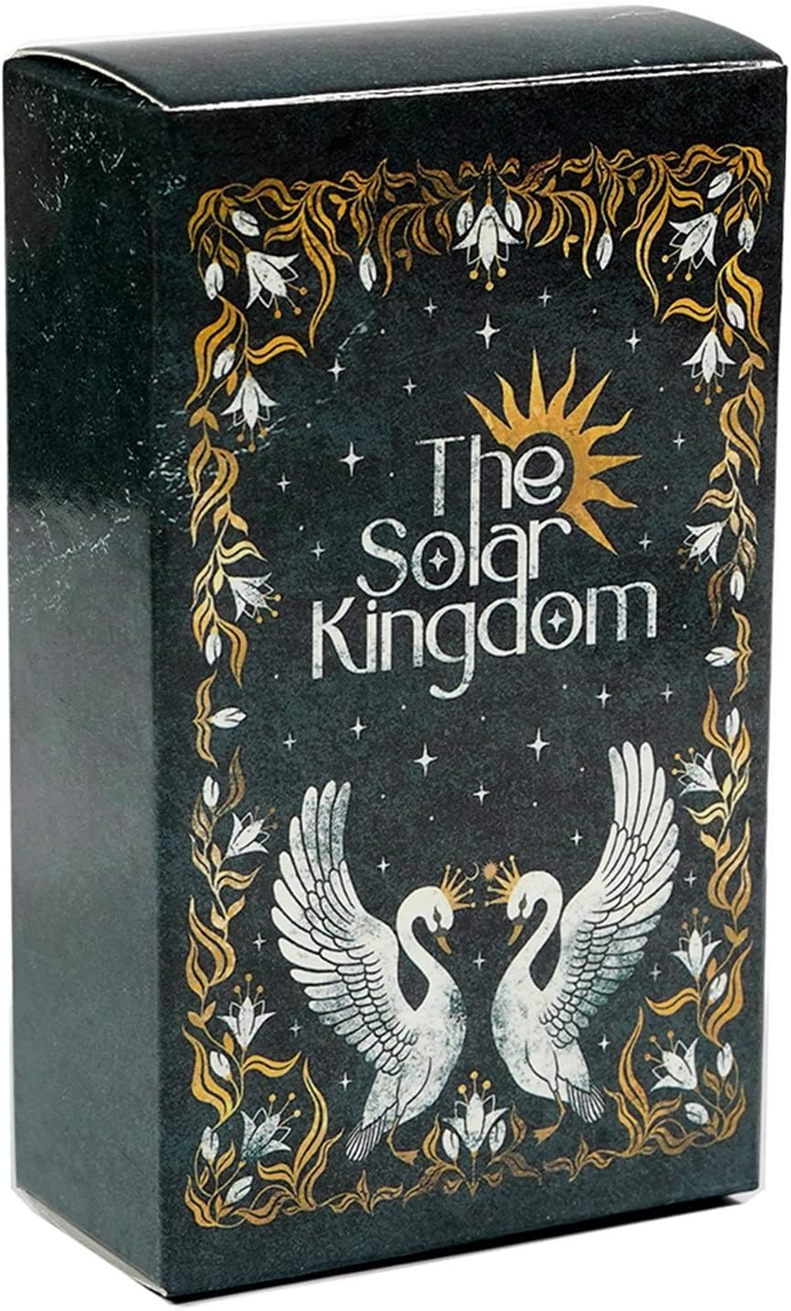Tarot Deck Cards - 78-Card Solar Kingdom Oracle Deck | Vibrant Psychological Tarot with Detailed Imagery for past Present Future Insight Meditation and Divination Practices, 10.5X6.3Cm image number 4